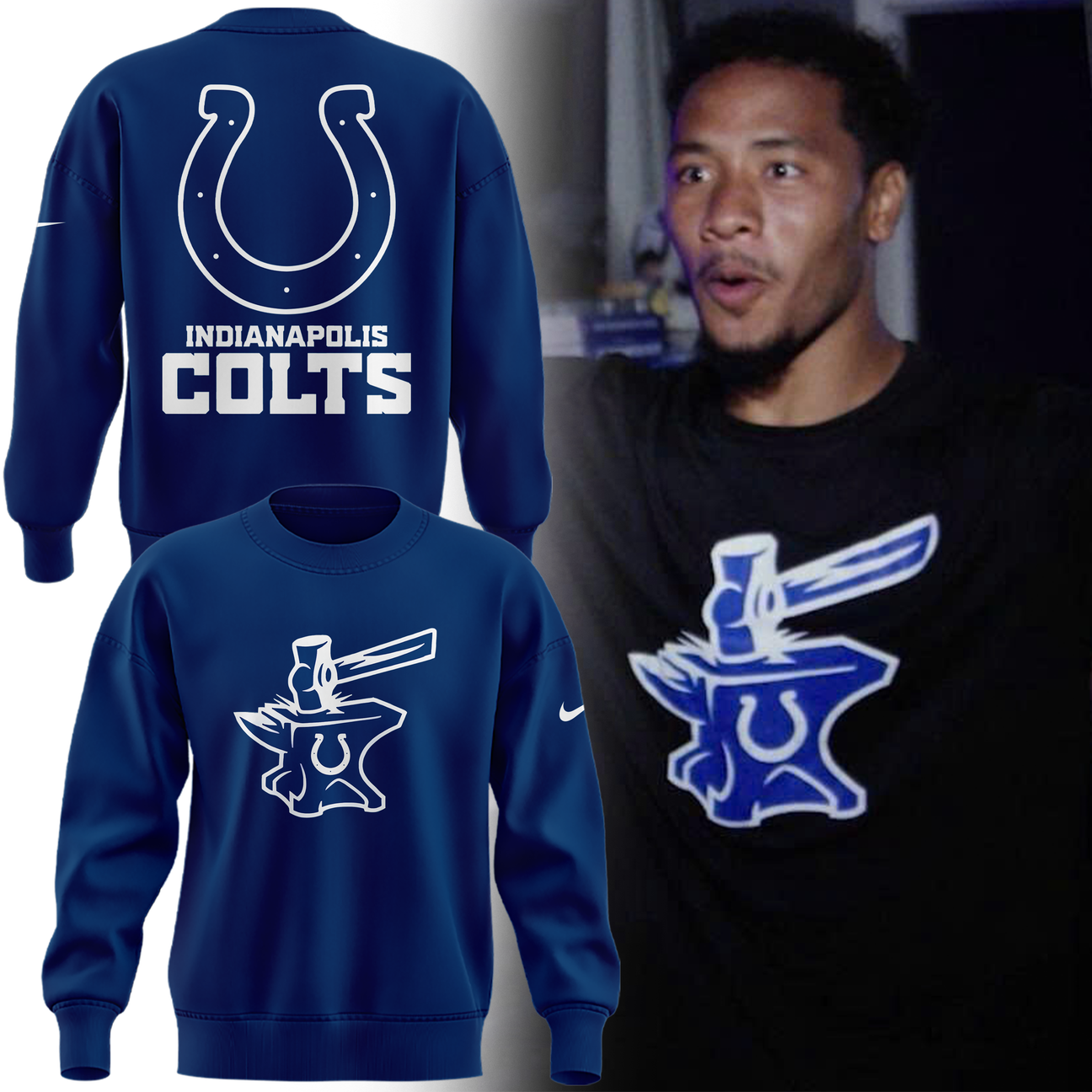 Exclusive Version Indianapolis Colts Cam Bynum Sweat 2026