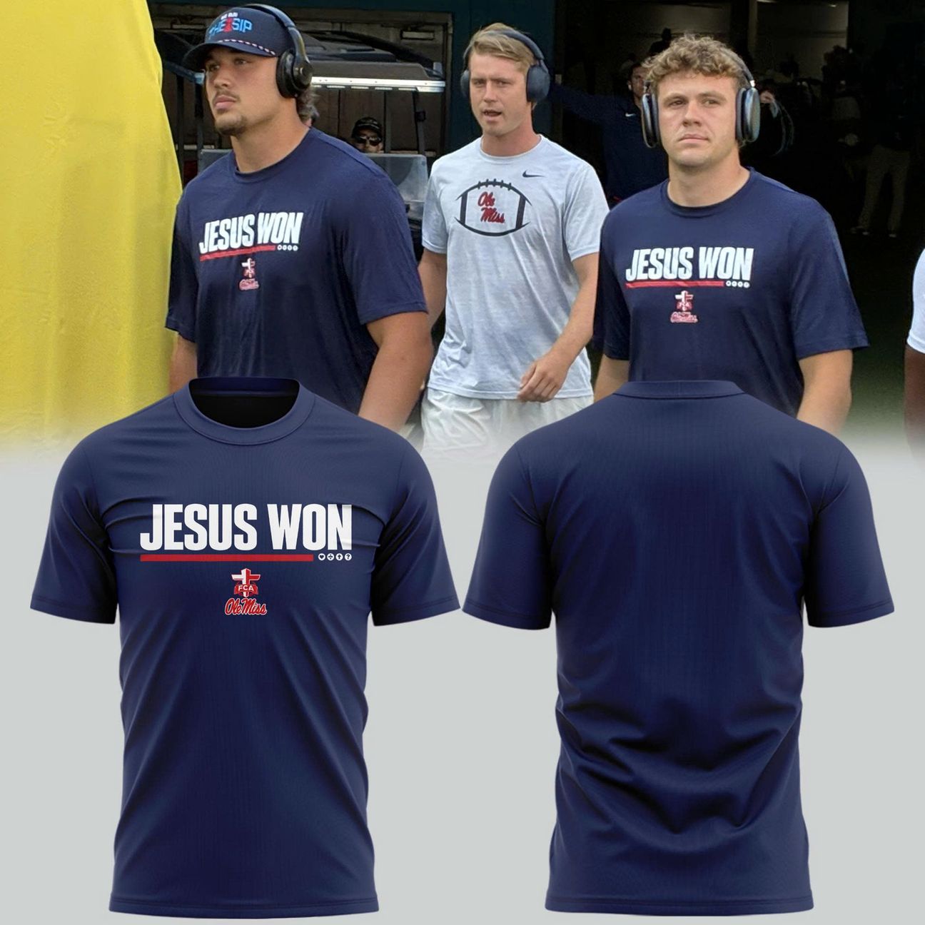 Special 2026 Jesus Won Ole Miss Football T-Shirt