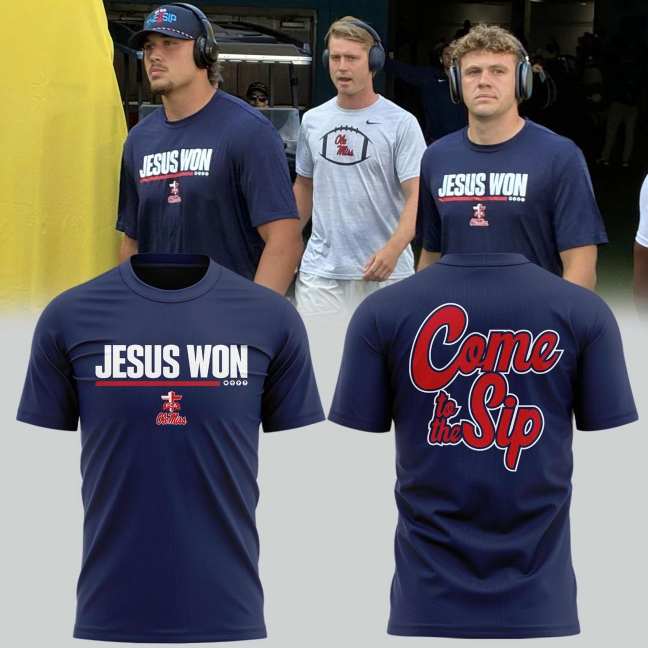 Special 2026 Jesus Won Ole Miss Football T-Shirt