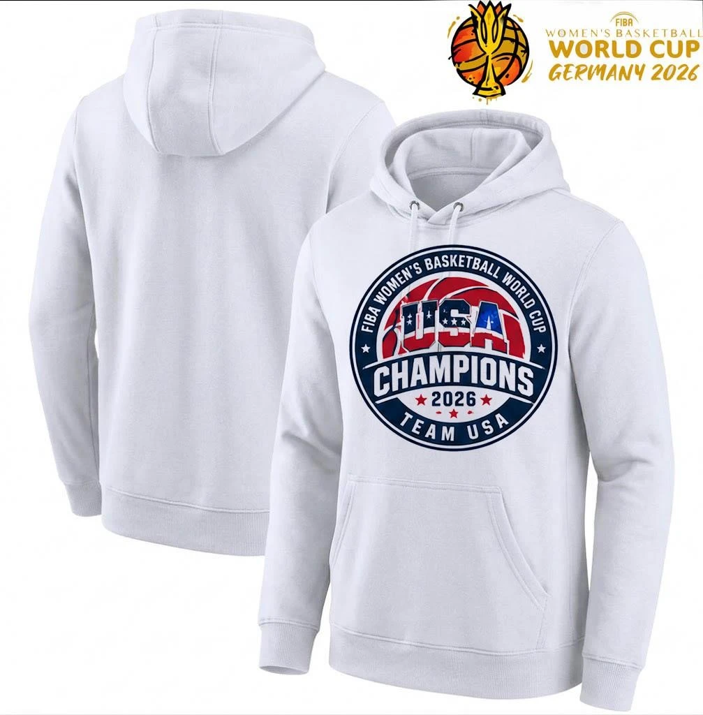 FIBA Womens Basketball World Cup USA Champions 2026 Team USA Hoodie