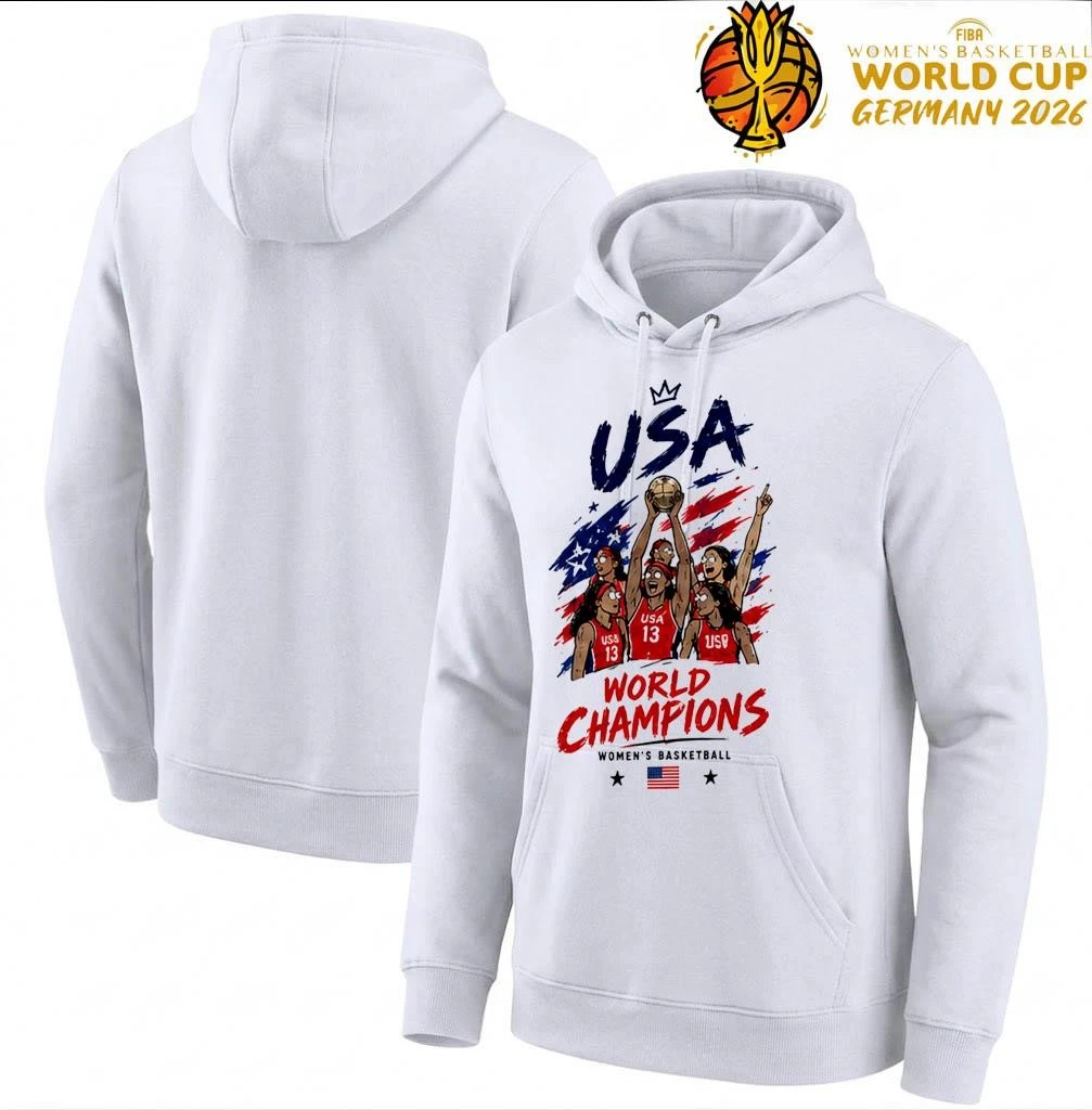 USA Team Celebration Art FIBA Women’s Basketball World Cup Finals Hoodie