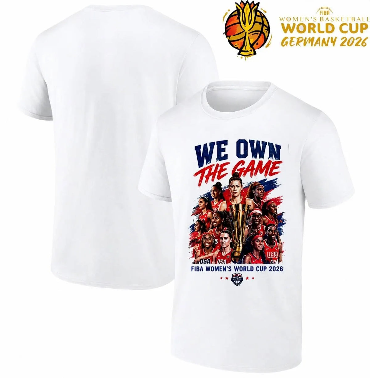 USA Dynasty World Champions 2026 FIBA Women’s Basketball Shirt T-Shirt