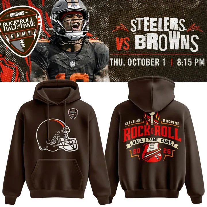 Men's Cleveland Browns Rock and Roll Hall of Fame Game Hoodie