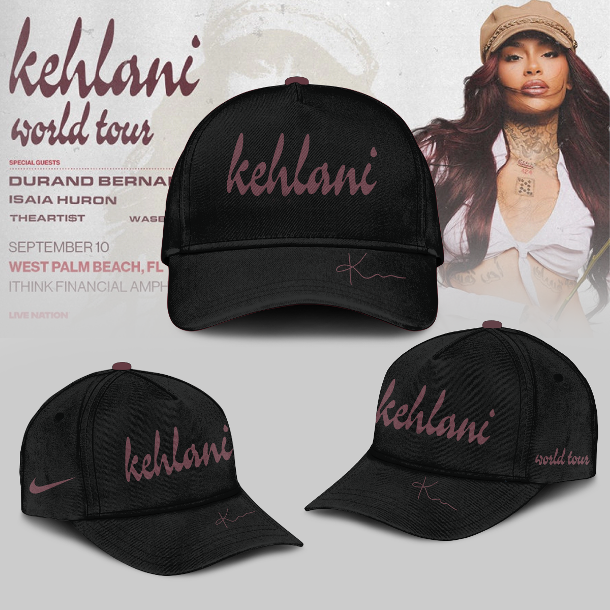 Kehlani World Tour Limited Edition Signature – Tshirt