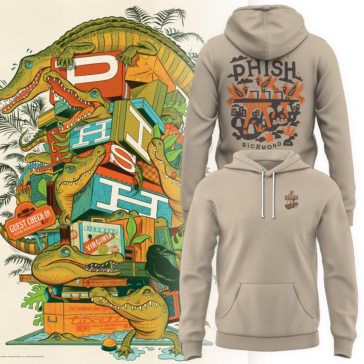 Limited Edition Richmond Fall '26 Event at Richmond, VA 🎸🐠 Hoodie