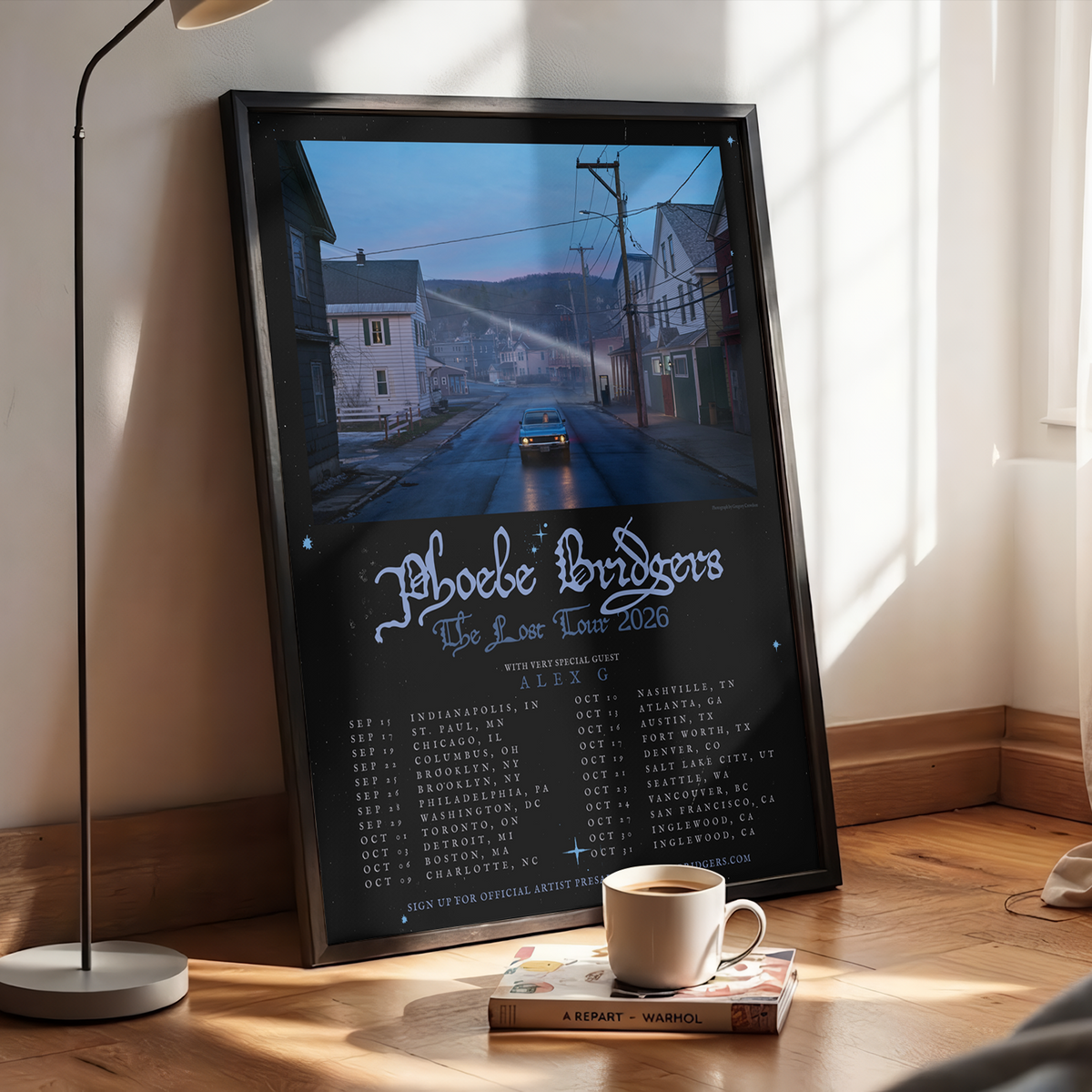 PHOEBE BRIDGERS – THE LOST TOUR 2026 COLLECTION Poster