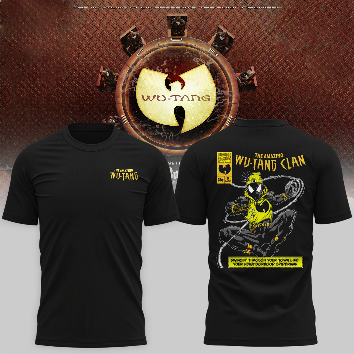Wu-Tang Clan X Spider-Man Spider Wu Premium T-shirt