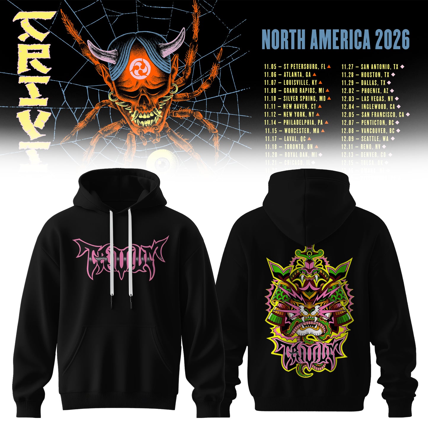 _Crown in the Grave World Tour 2026 Edition Hoodie