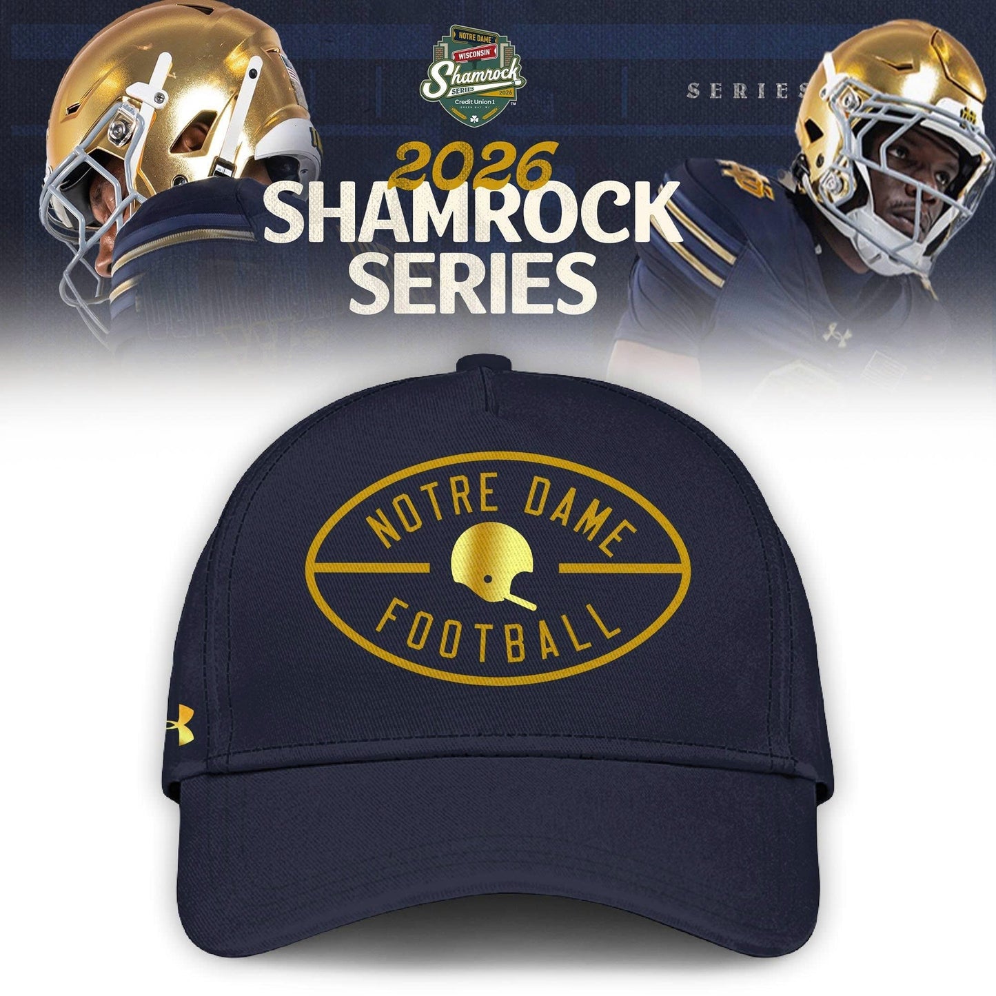 _ ND Football 2026 Shamrock Series Custom Name And Number Limited Editions Jersey