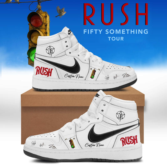 ,,RUSH “Fifty Something Tour” 2026 Signed – Shoes 1-3