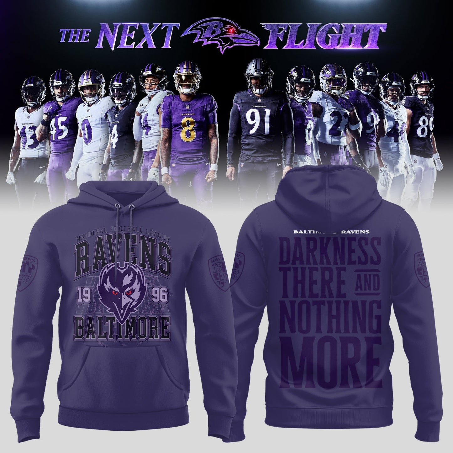 Limited Edition B.Ravens The Next Flight Shirt