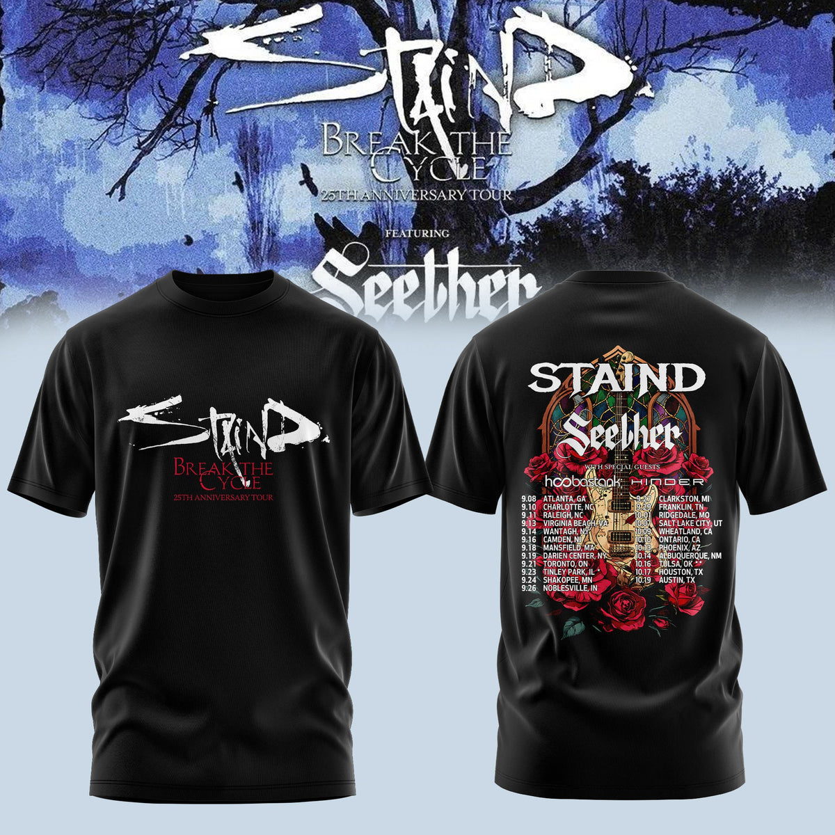 Break The Cycle 25th Anniversary Tour Limited T-Shirt