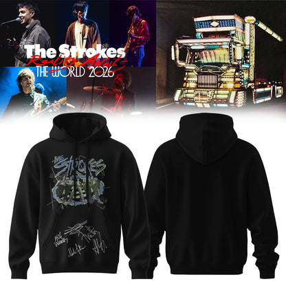 .The Strokes Reality Awaits World Tour 2026 Limited Edition Signature – Hoodie