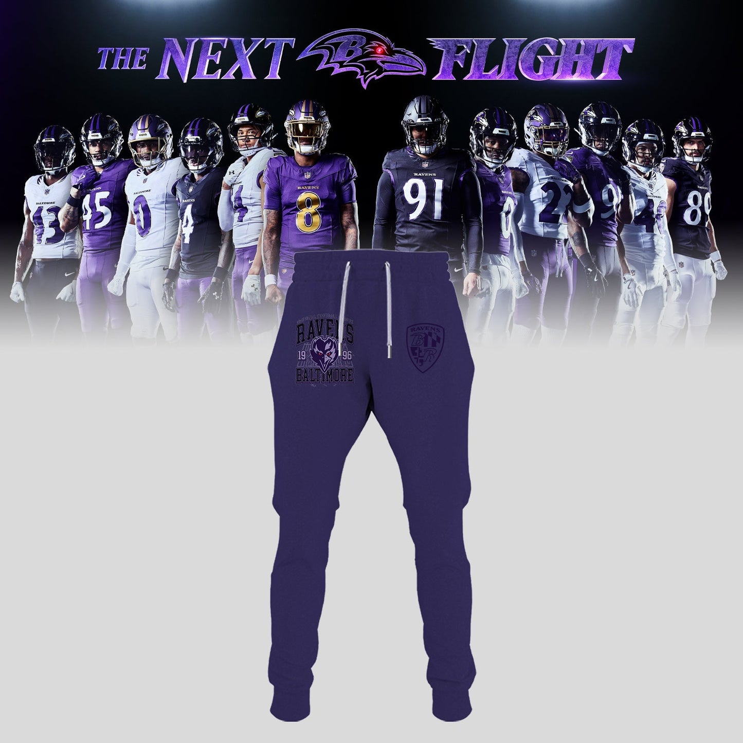 Limited Edition B.Ravens The Next Flight Shirt