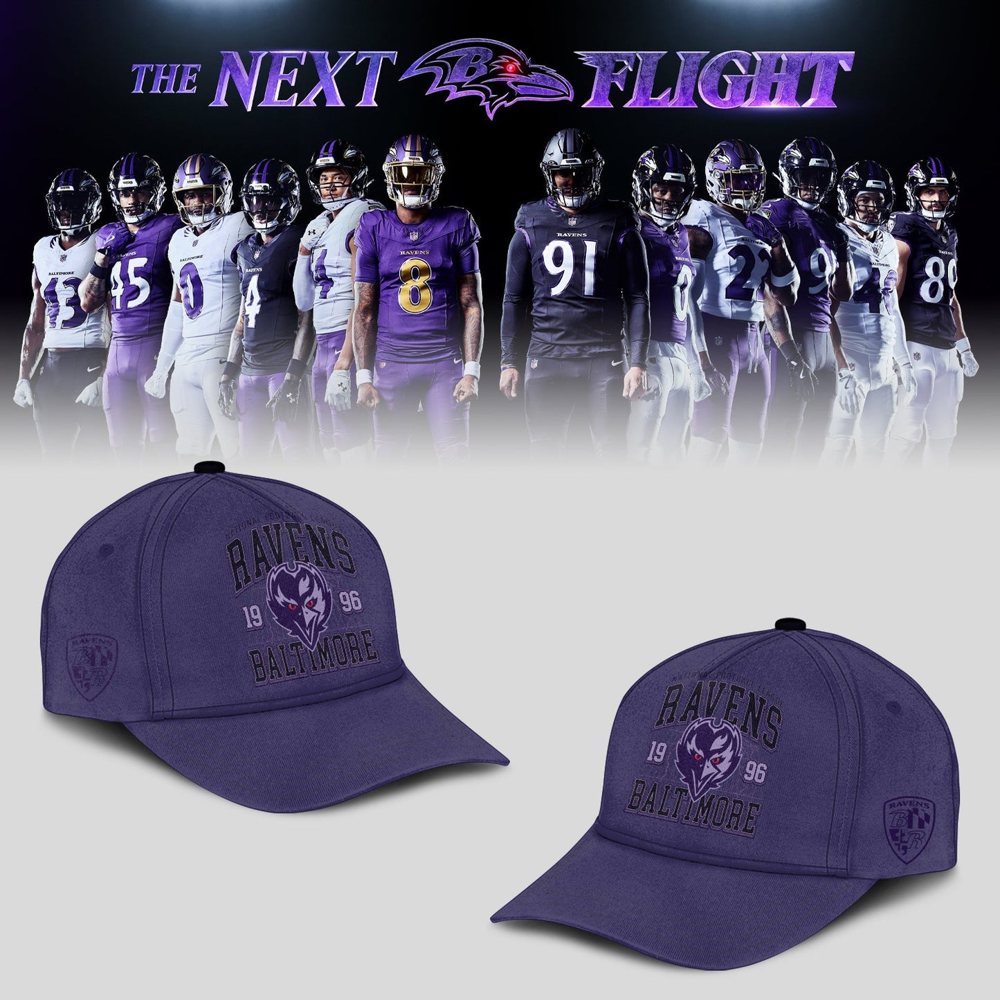 Limited Edition B.Ravens The Next Flight Shirt