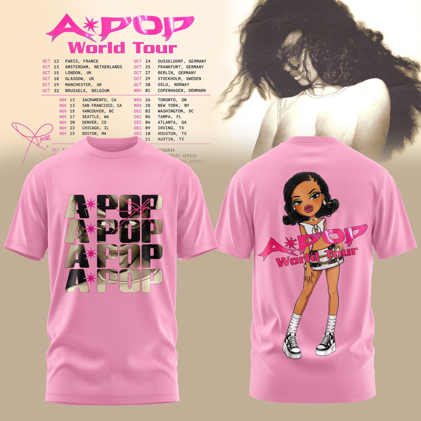 _ THE A*POP WORLD TOUR 2026 Edition Tee