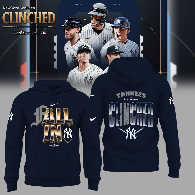 Limited Edition NY Postseason 2026 Clinched Hoodie