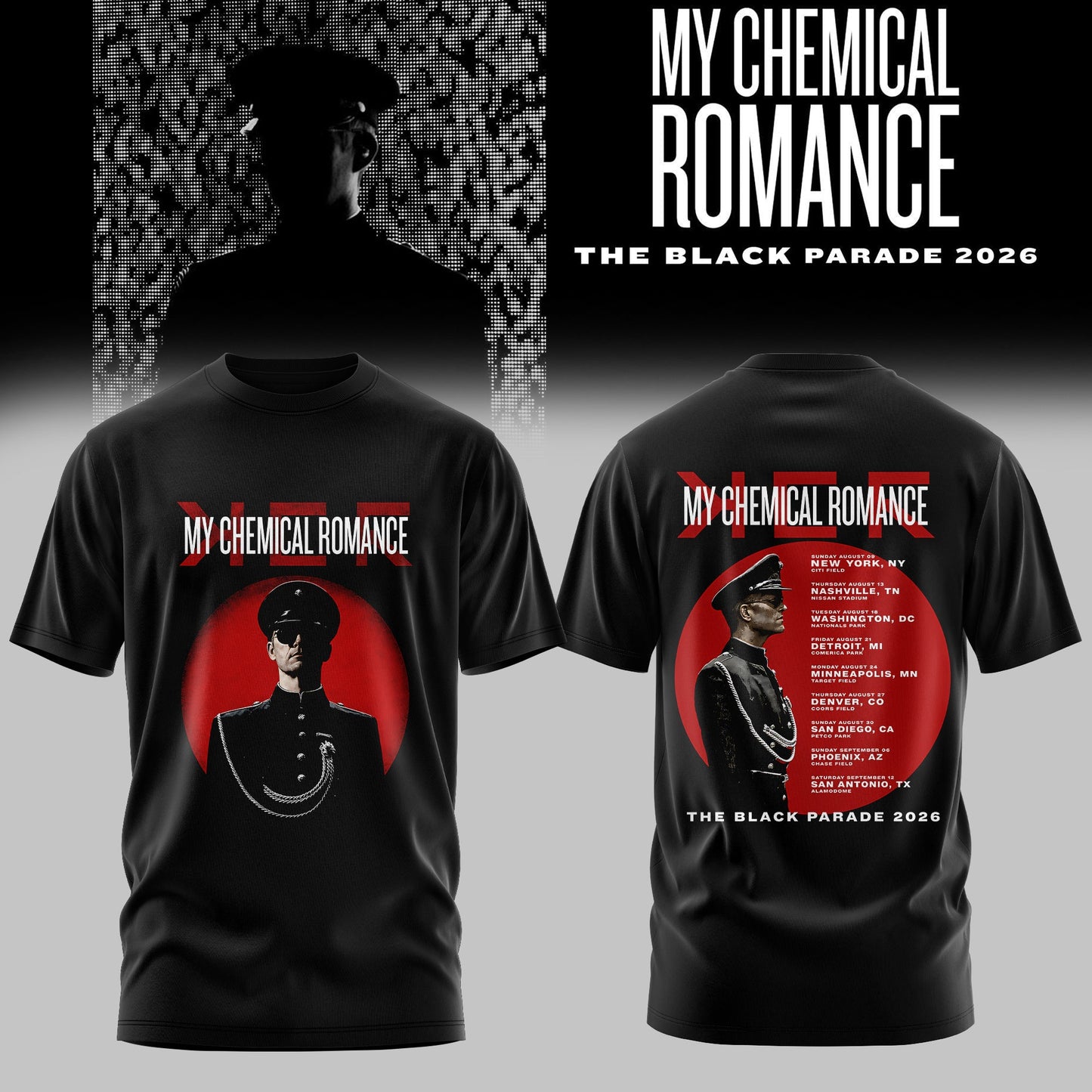M.C.R – The Black Parade Tour NA 2026 Limited T-Shirt