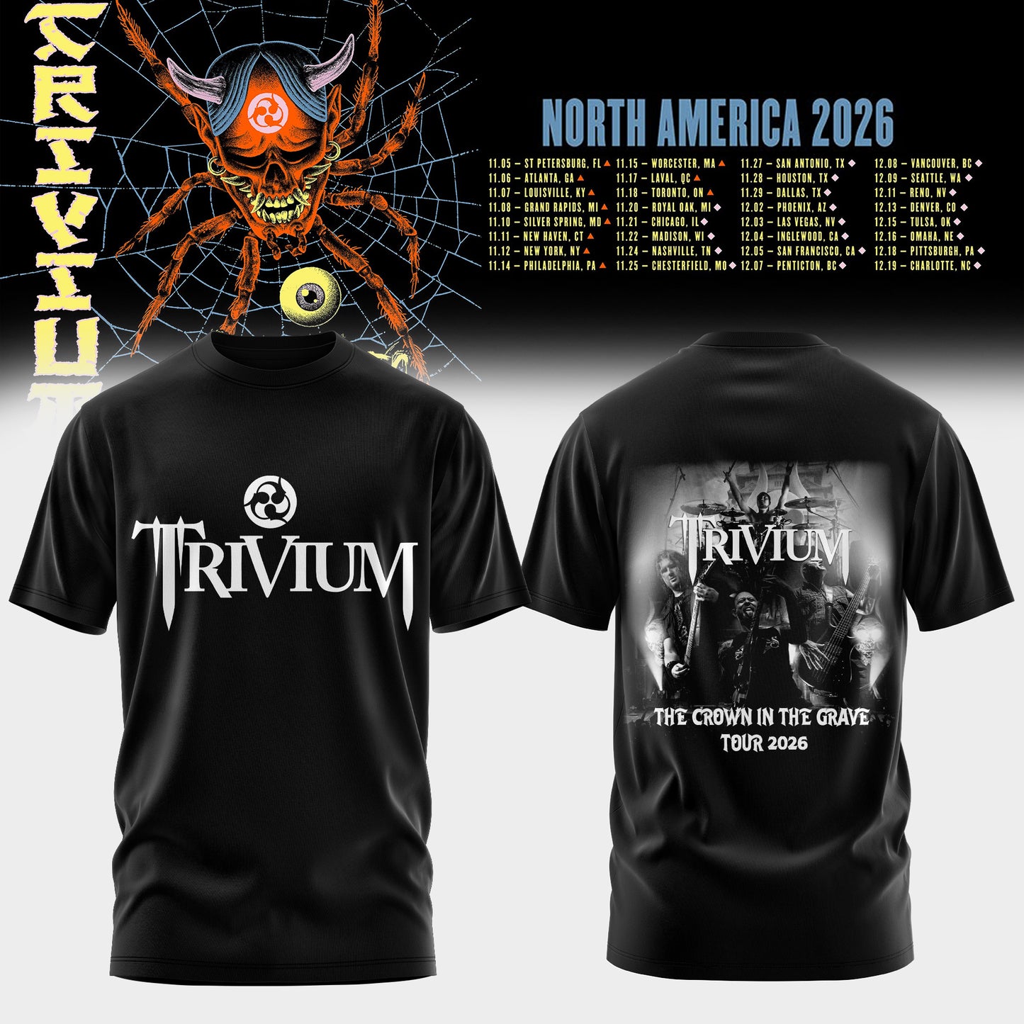 _ Crown in the Grave World Tour 2026 Edition Tee