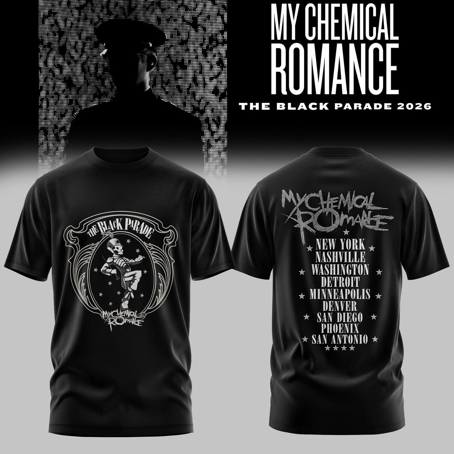 M.C.R – The Black Parade Tour NA 2026 Limited T-Shirt