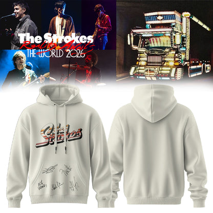 .The Strokes Reality Awaits World Tour 2026 Limited Edition Signature – Hoodie