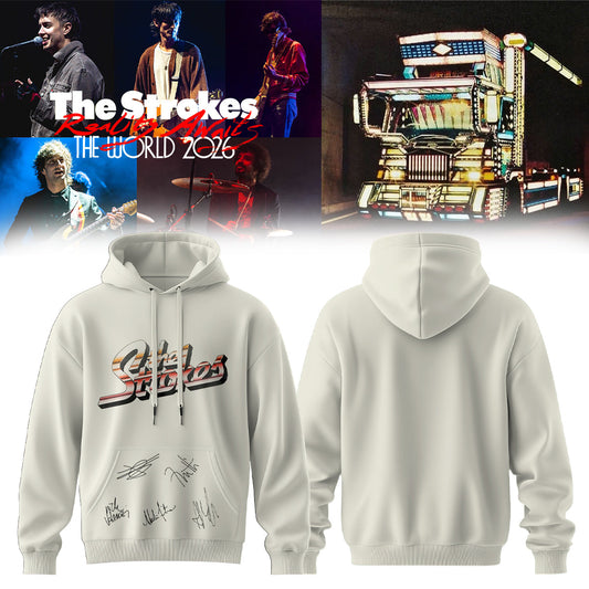 .The Strokes Reality Awaits World Tour 2026 Limited Edition Signature – Hoodie