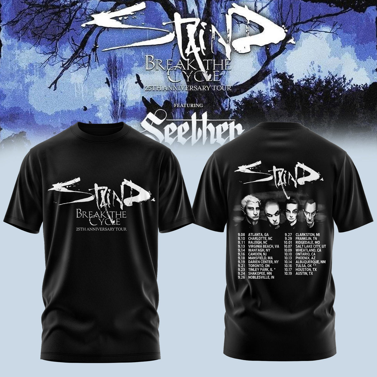 Break The Cycle 25th Anniversary Tour Limited T-Shirt