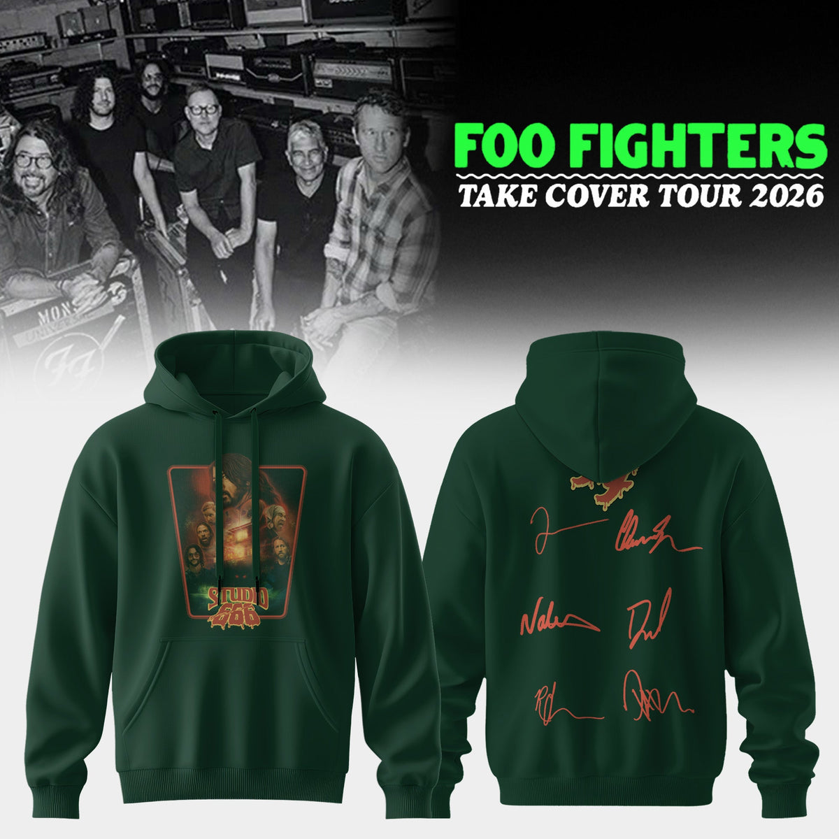 FF ”Take Cover Tour 2026” Limited Edition Signature – Hoodie