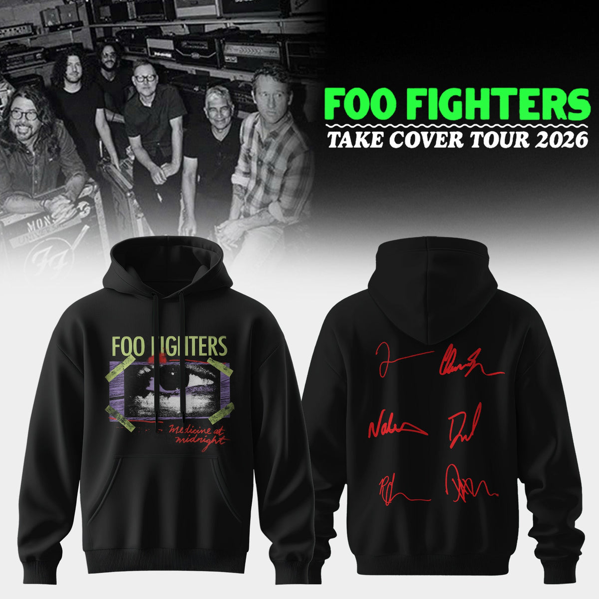 FF ”Take Cover Tour 2026” Limited Edition Signature – Hoodie