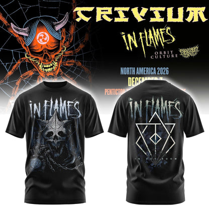 In Flames The Crown In The Grave Tour ’26 Tshirt