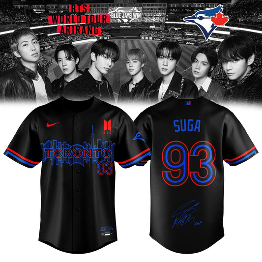 Toronto Blue Jays x SUGA 93 BTS World Tour 2026 Limited Edition Jersey