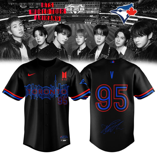 Toronto Blue Jays x V 95 BTS World Tour 2026 Limited Edition Jersey
