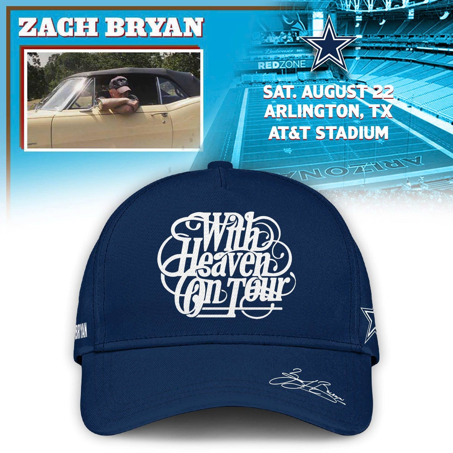 _ DAL x Zach Bryan – With Heaven On Tour 2026 Jersey