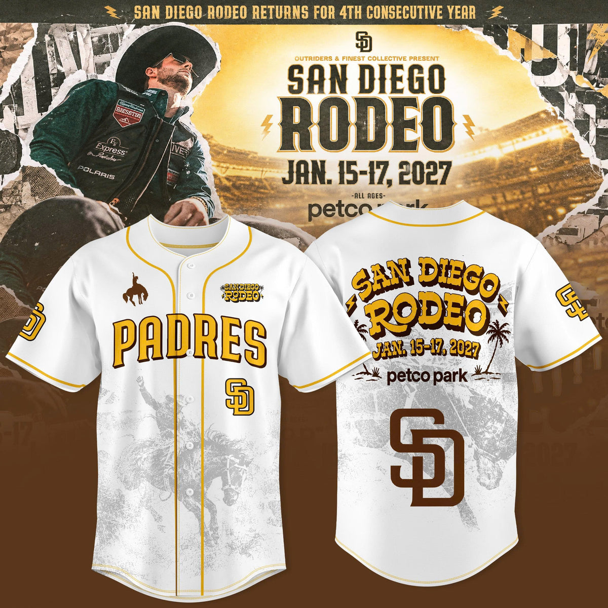 _ San Diego Rodeo x San Diego baseball 2027 Edition Jersey