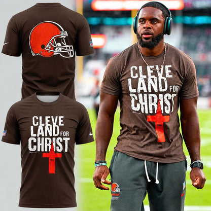 Cleveland Browns — Cleveland Land for Christ T-Shirt