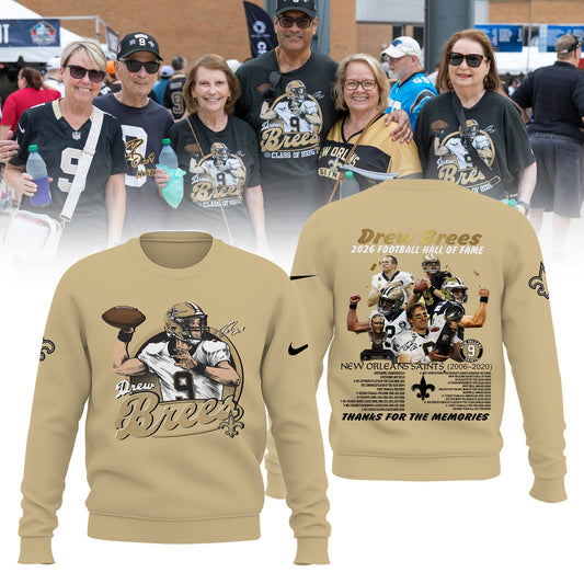 Limited Edition New Orleans Saints Drew Brees Sweatshirt