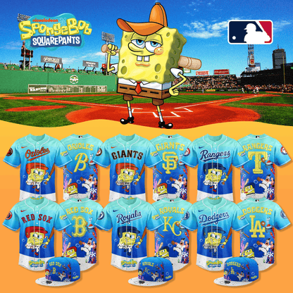Limited Edition Baseball Full Team x SpongeBob Theme Nights Jersey