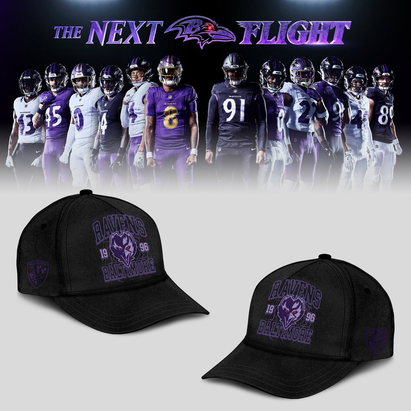 Limited Edition B.Ravens The Next Flight Shirt