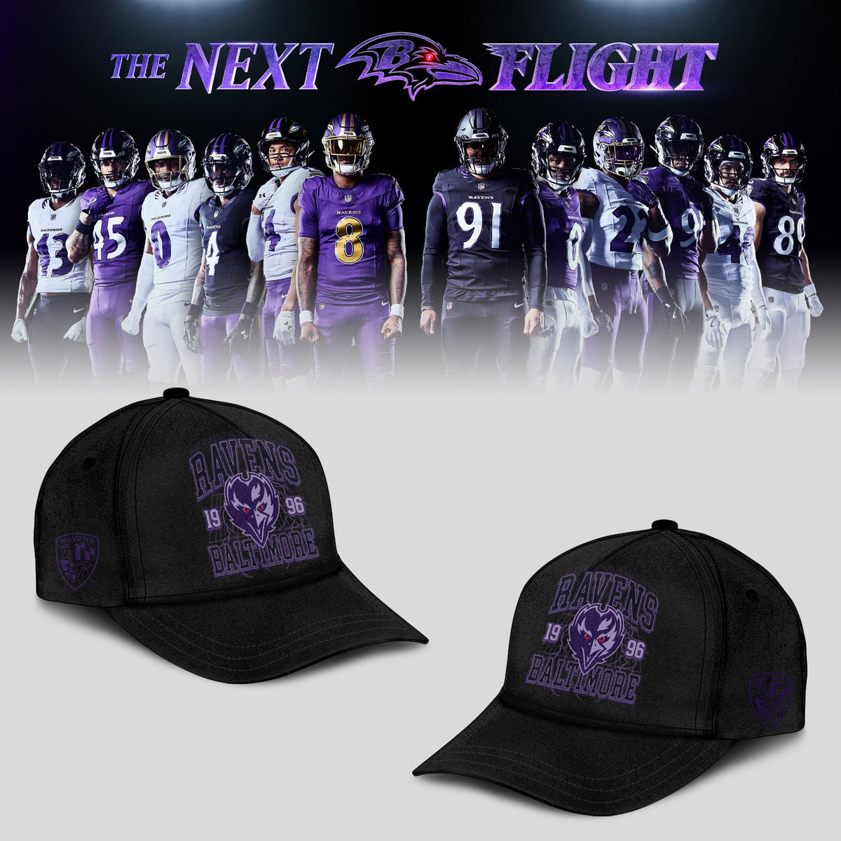 Limited Edition B.Ravens The Next Flight Shirt