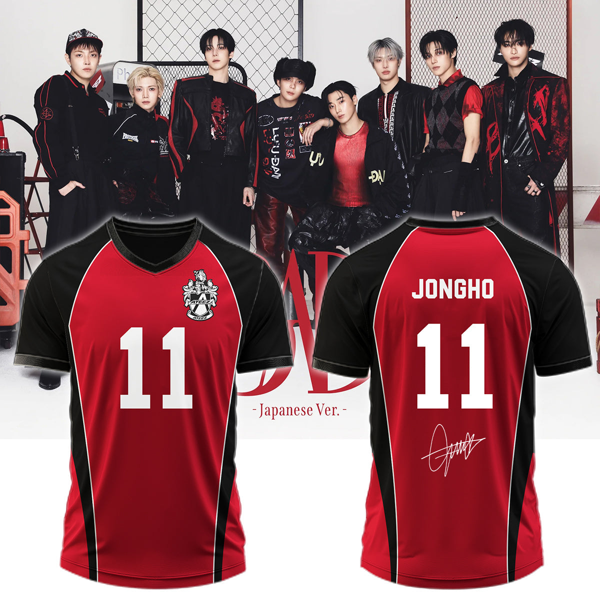 .ATEEZ BAD signed Jersey