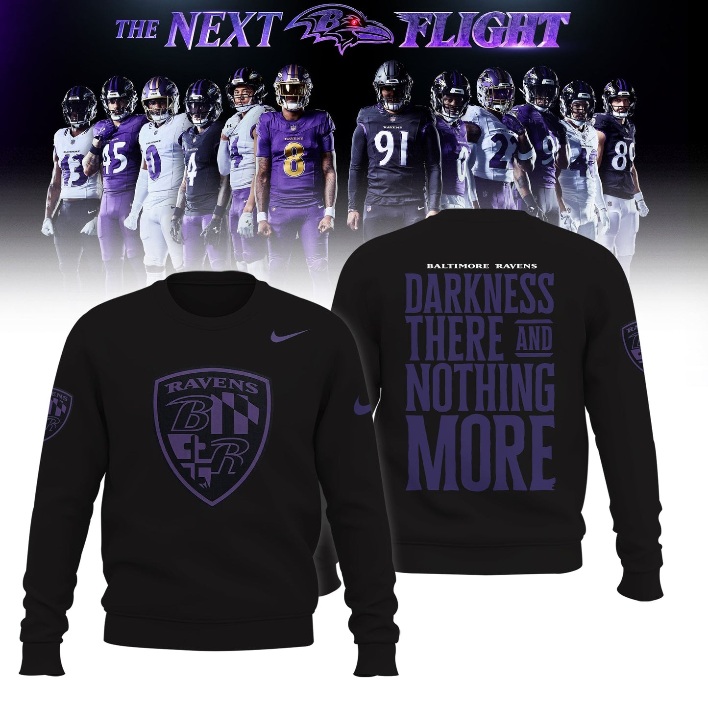 Limited Edition B.Ravens The Next Flight Shirt
