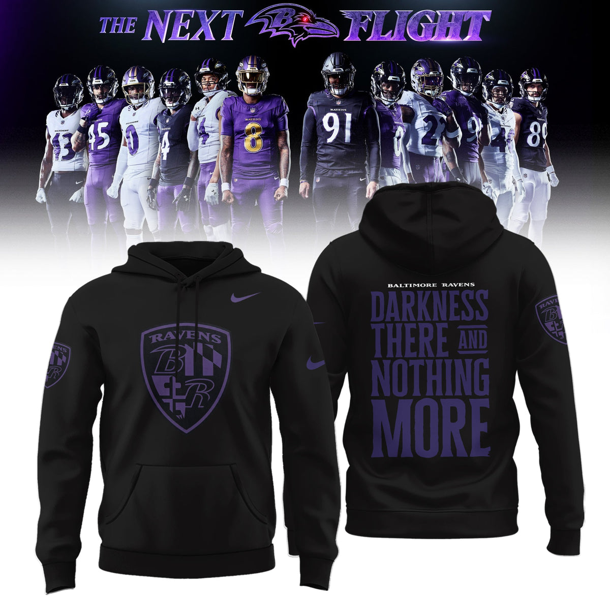 Limited Edition B.Ravens The Next Flight Shirt
