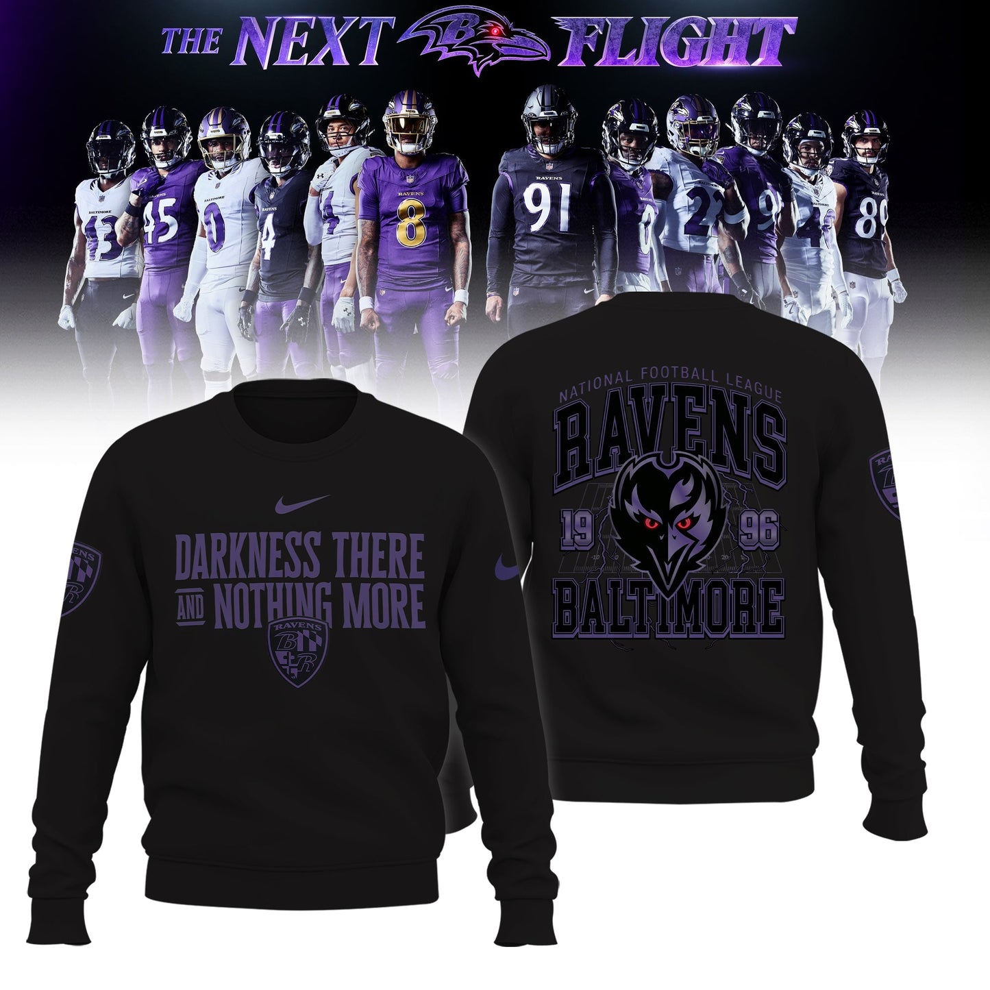 Limited Edition B.Ravens The Next Flight Shirt