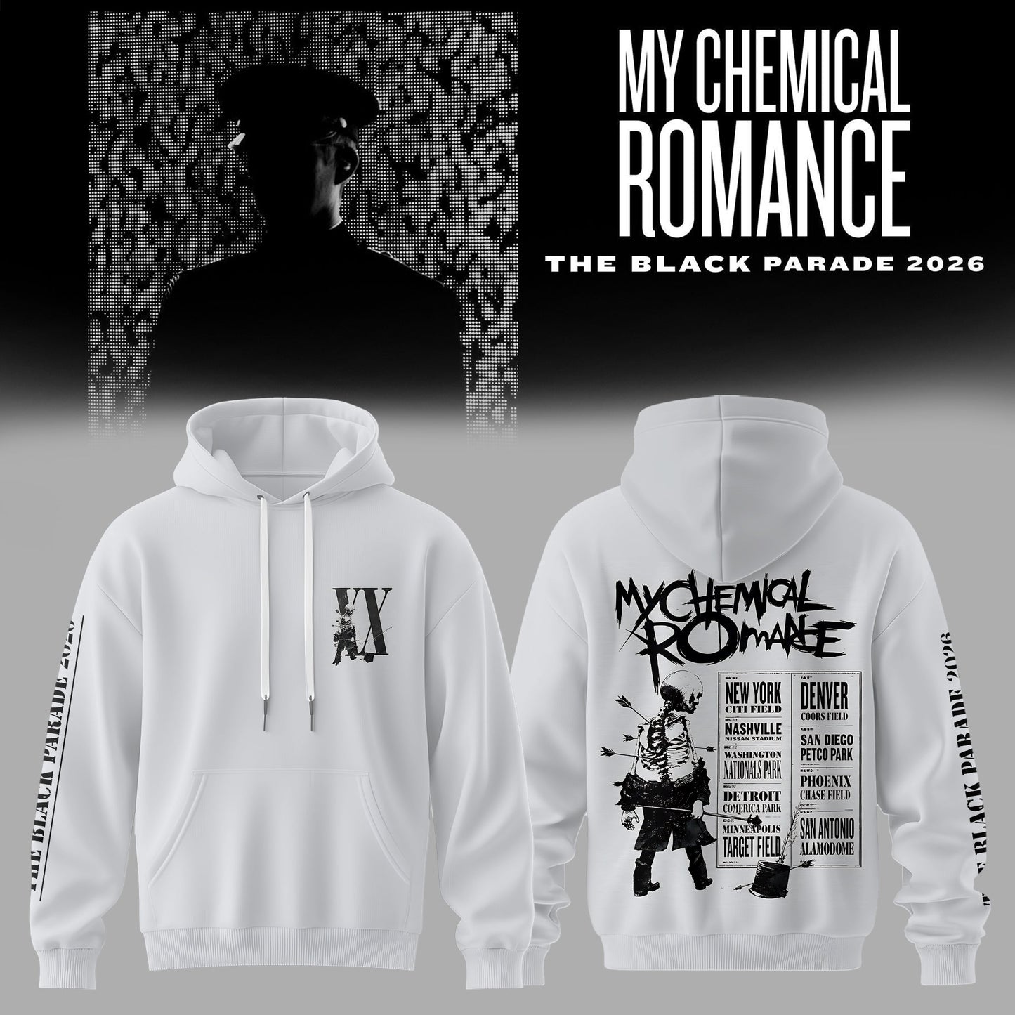 M.C.R – The Black Parade Tour NA 2026 Limited Hoodie