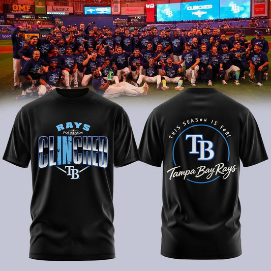 Limited Edition Tampa Bay Rays Postseason 2026 Clinched T-shirt