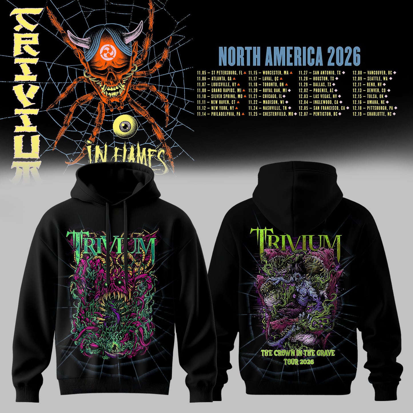 _Crown in the Grave World Tour 2026 Edition Hoodie