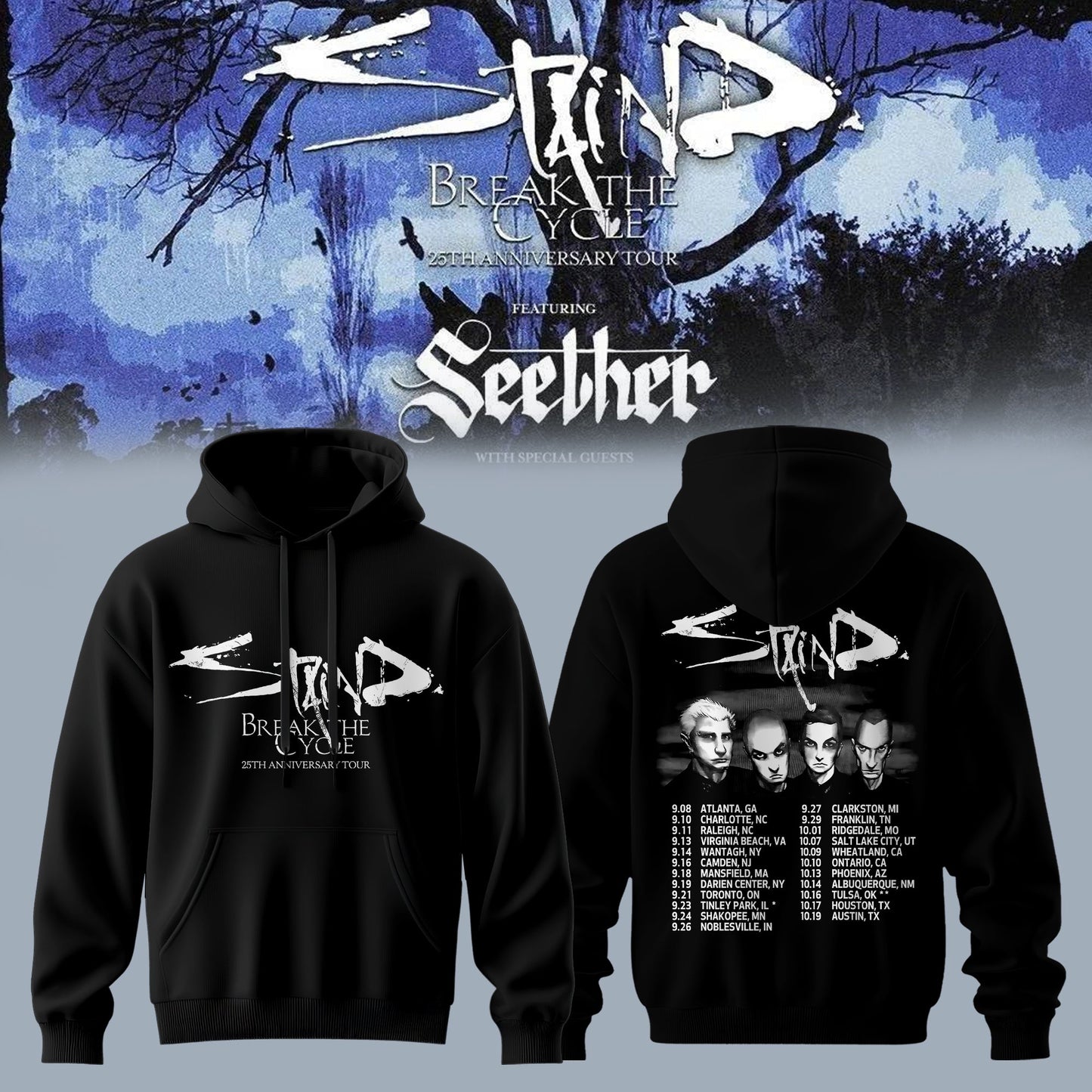 Break The Cycle 25th Anniversary Tour Limited Hoodie
