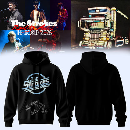 .The Strokes Reality Awaits World Tour 2026 Limited Edition Signature – Hoodie