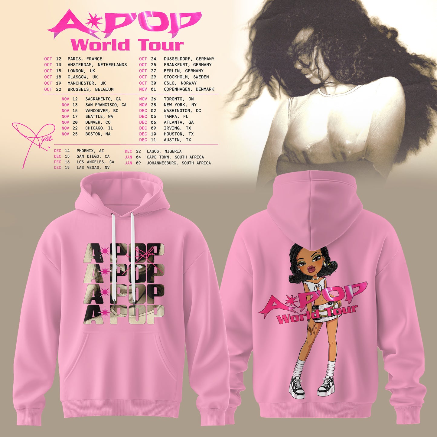 _ THE A*POP WORLD TOUR 2026 Edition Hoodie