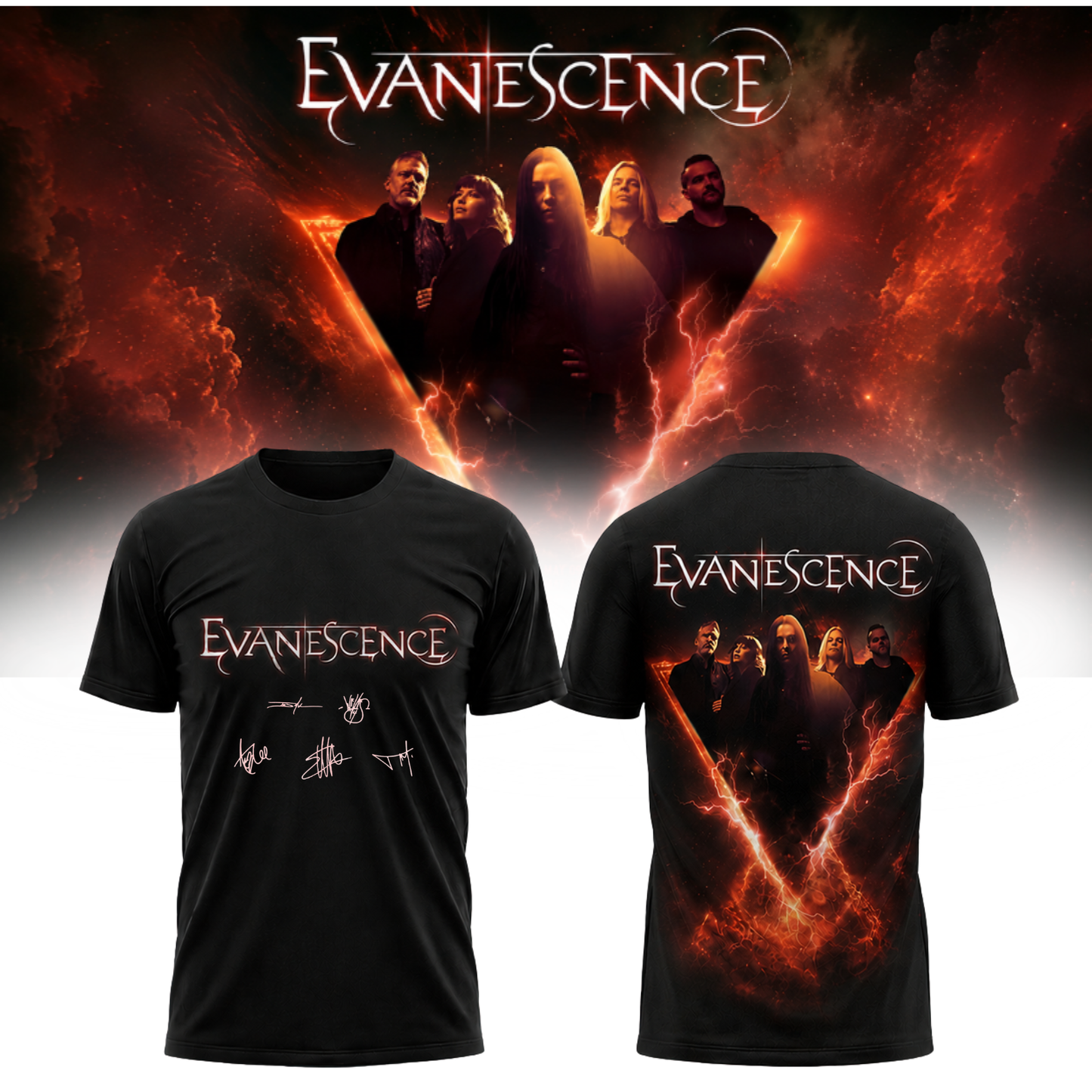 Evanescence “Sanctuary 2026 World Tour” – TShirt